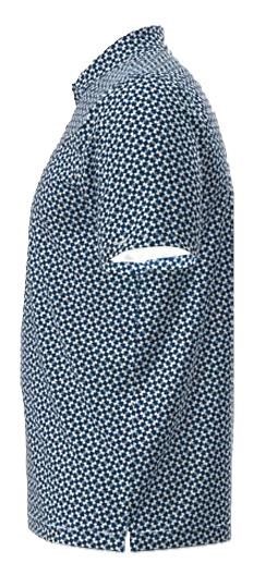 Under Armour T2G Printed męskie polo, niebiesko/białe