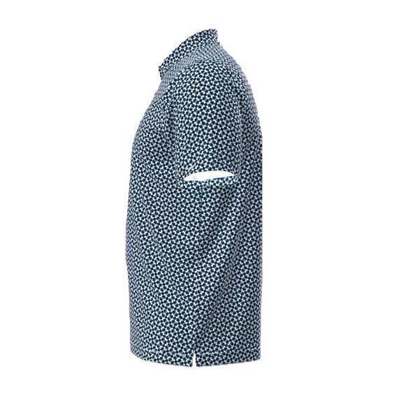 Under Armour T2G Printed męskie polo, niebiesko/białe