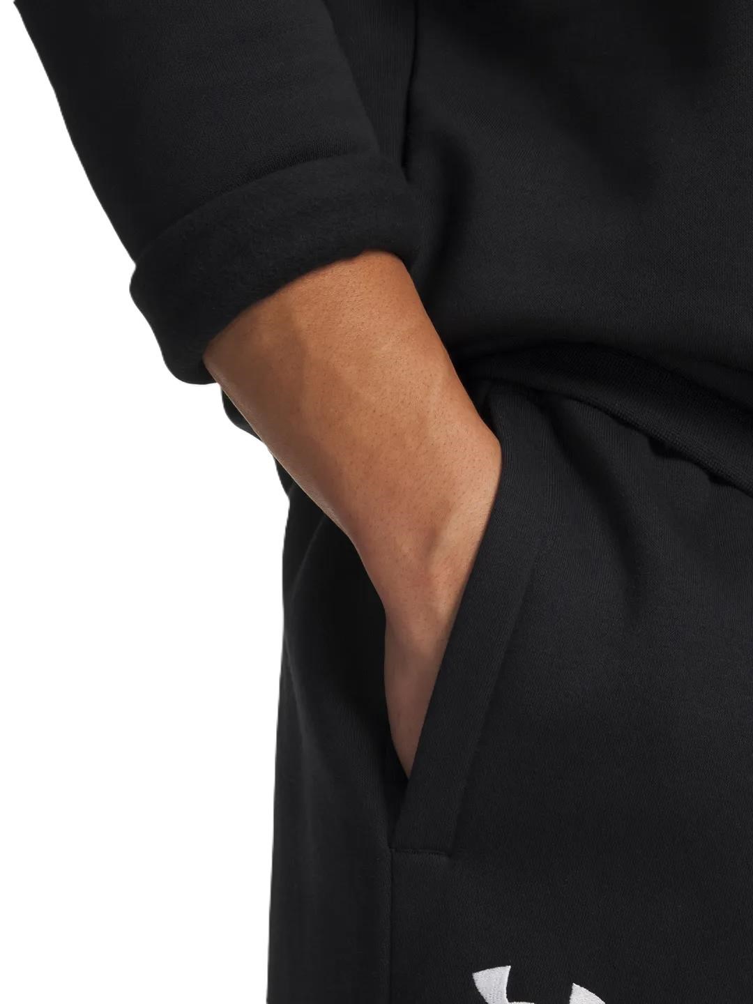 Under Armour Icon Fleece 1/4 Zip męska bluza, czarna