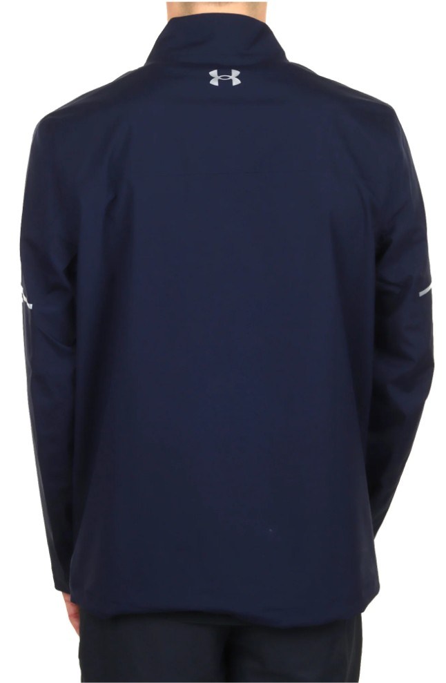 Under Armour Drive Rain męska kurtka wodoodporna, midnight navy/metallic silver