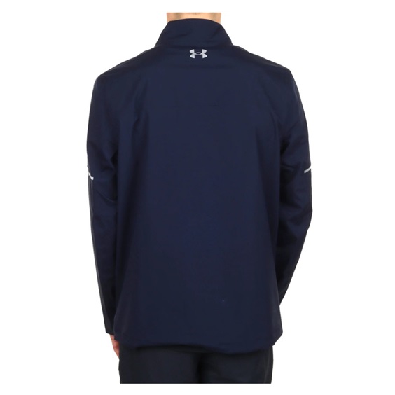 Under Armour Drive Rain męska kurtka wodoodporna, midnight navy/metallic silver