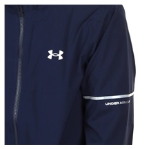 Under Armour Drive Rain męska kurtka wodoodporna, midnight navy/metallic silver