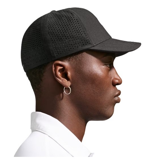 Nike Rise unisex czapka z daszkiem, czarna