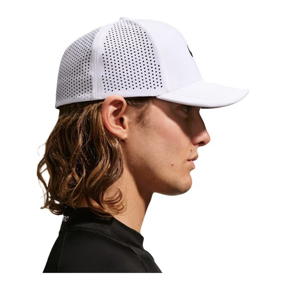 Nike Rise unisex czapka z daszkiem, biała