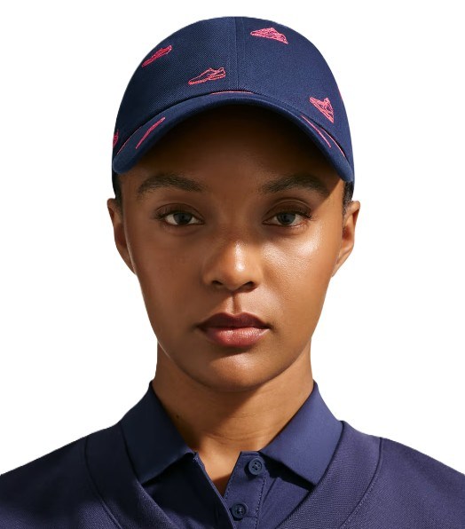 Nike Club czapka z daszkiem, college navy/hot lava