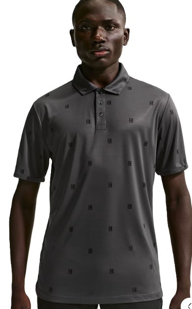 Nike Par męskie polo, anthracite/black
