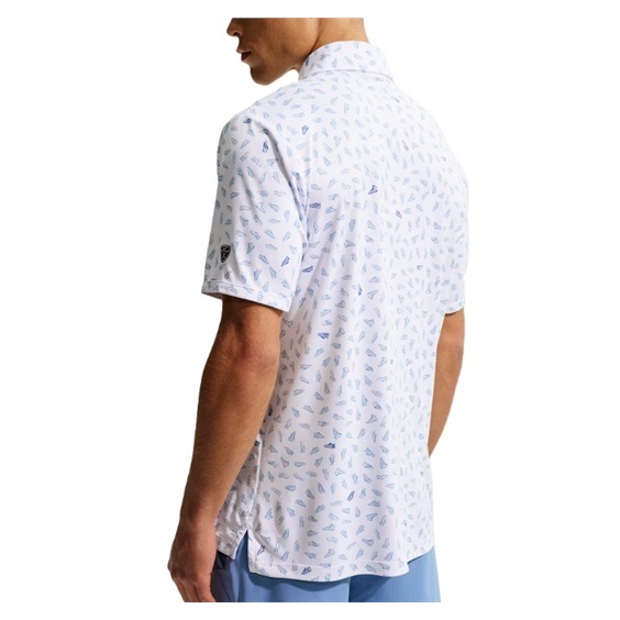 Nike Par męskie polo, white/work blue