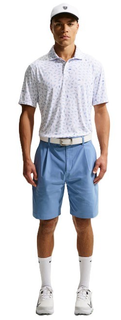 Nike Par męskie polo, white/work blue