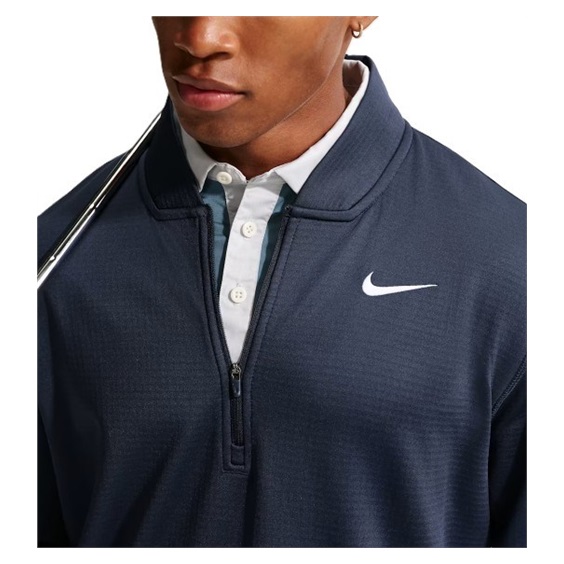Nike Velocity 1/2-Zip męski top z długim rękawem, granatowa