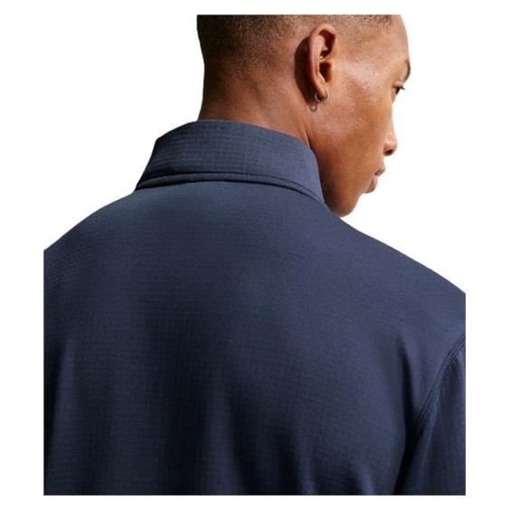 Nike Velocity 1/2-Zip męski top z długim rękawem, granatowa