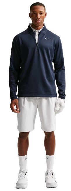 Nike Velocity 1/2-Zip męski top z długim rękawem, granatowa