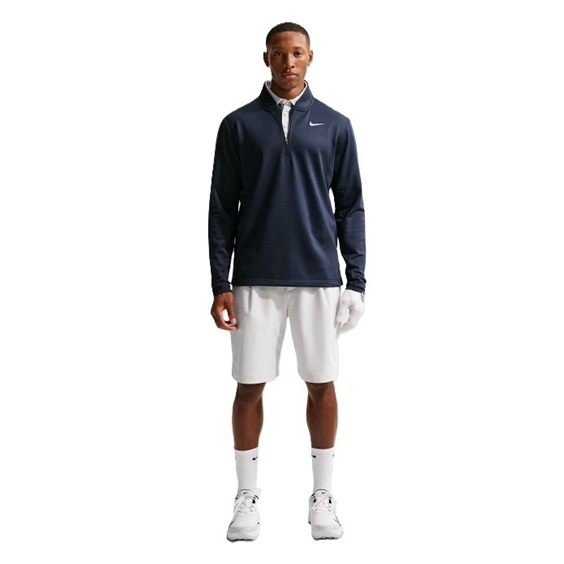 Nike Velocity 1/2-Zip męski top z długim rękawem, granatowa