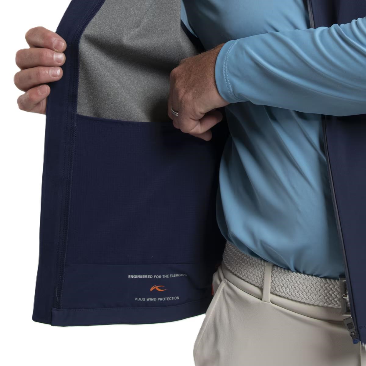 KJUS Downswing Wind Gilet męska kamizelka, atlanta blue
