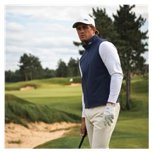KJUS Downswing Wind Gilet męska kamizelka, atlanta blue