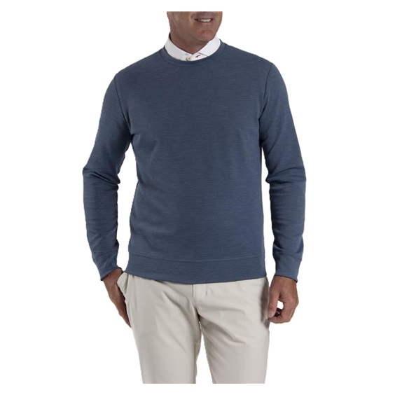 KJUS Essentials Crew Neck męska bluza, riverbank/atlanta blue