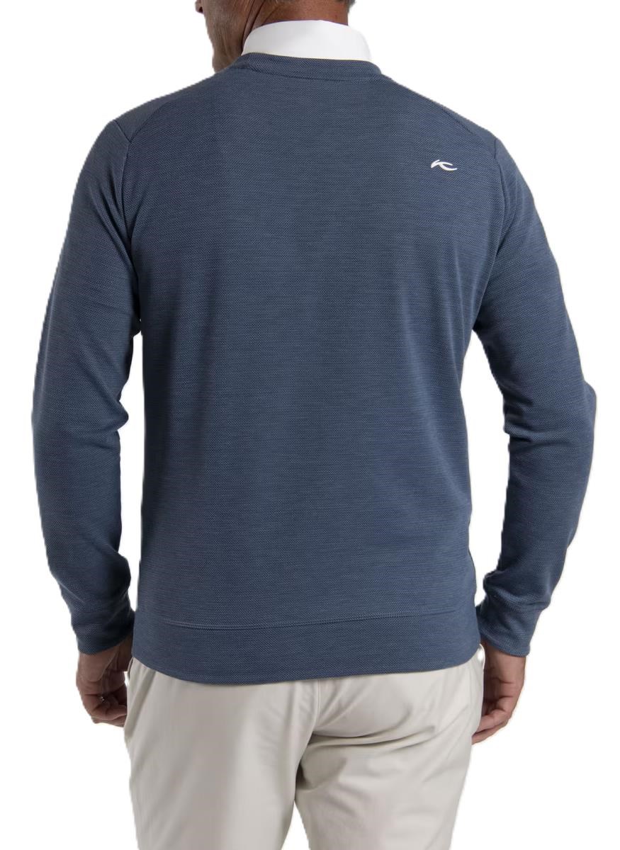 KJUS Essentials Crew Neck męska bluza, riverbank/atlanta blue