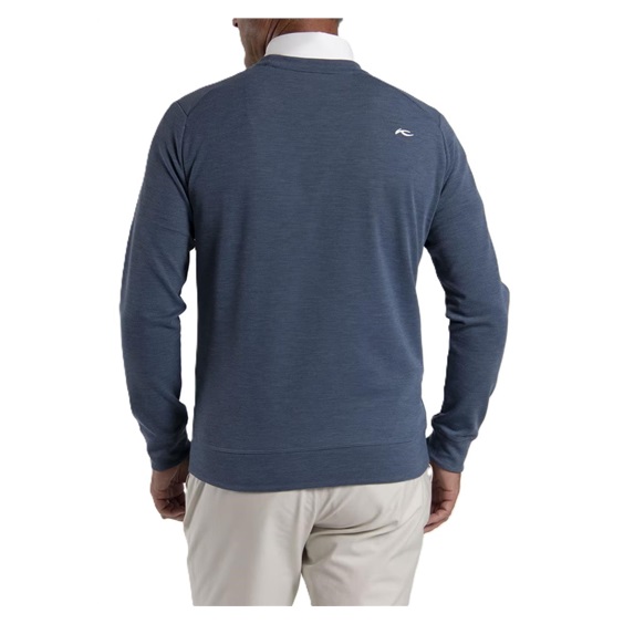 KJUS Essentials Crew Neck męska bluza, riverbank/atlanta blue