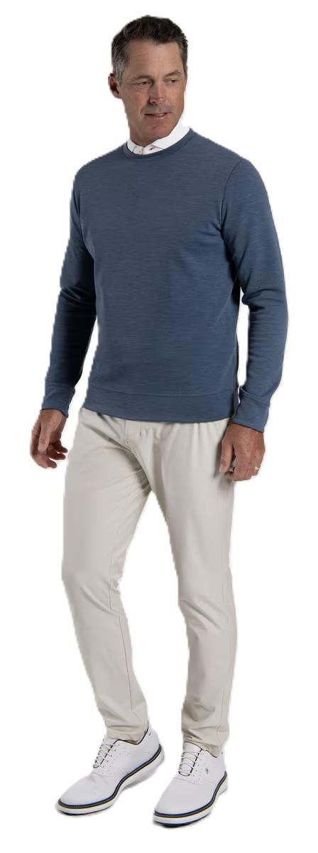 KJUS Essentials Crew Neck męska bluza, riverbank/atlanta blue