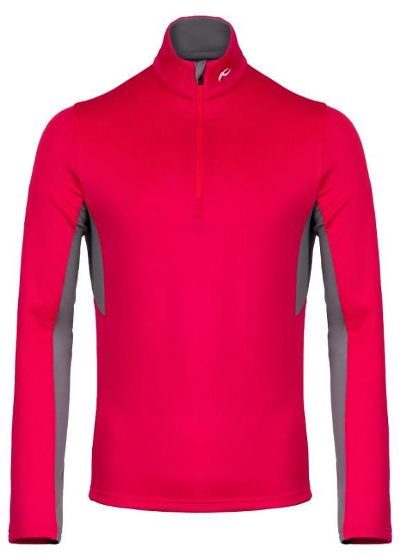 KJUS Hydraulic Midlayer Half-Zip męska bluza, rhubarb/pewter