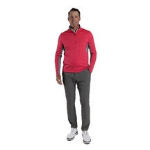 KJUS Hydraulic Midlayer Half-Zip męska bluza, rhubarb/pewter