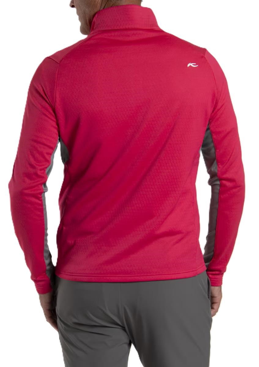 KJUS Hydraulic Midlayer Half-Zip męska bluza, rhubarb/pewter