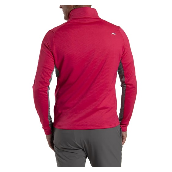 KJUS Hydraulic Midlayer Half-Zip męska bluza, rhubarb/pewter