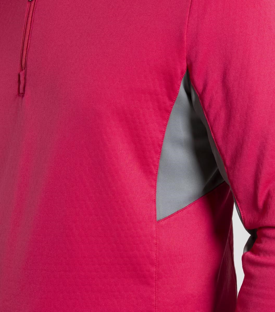 KJUS Hydraulic Midlayer Half-Zip męska bluza, rhubarb/pewter
