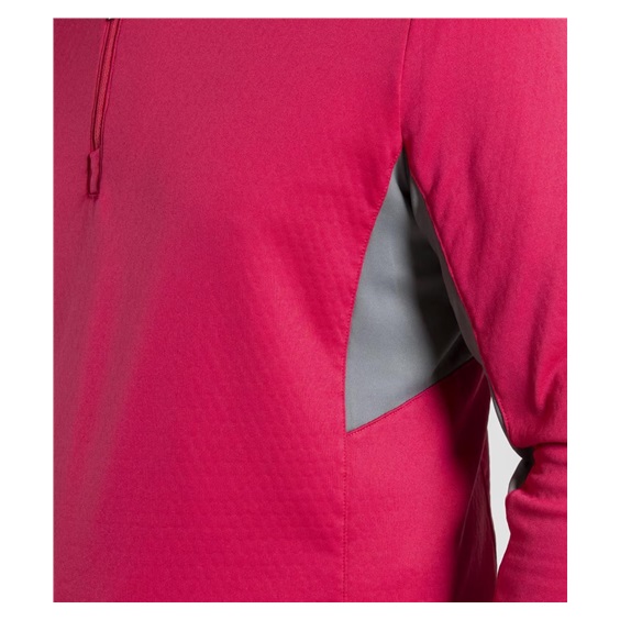 KJUS Hydraulic Midlayer Half-Zip męska bluza, rhubarb/pewter