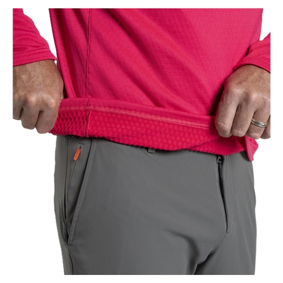 KJUS Hydraulic Midlayer Half-Zip męska bluza, rhubarb/pewter