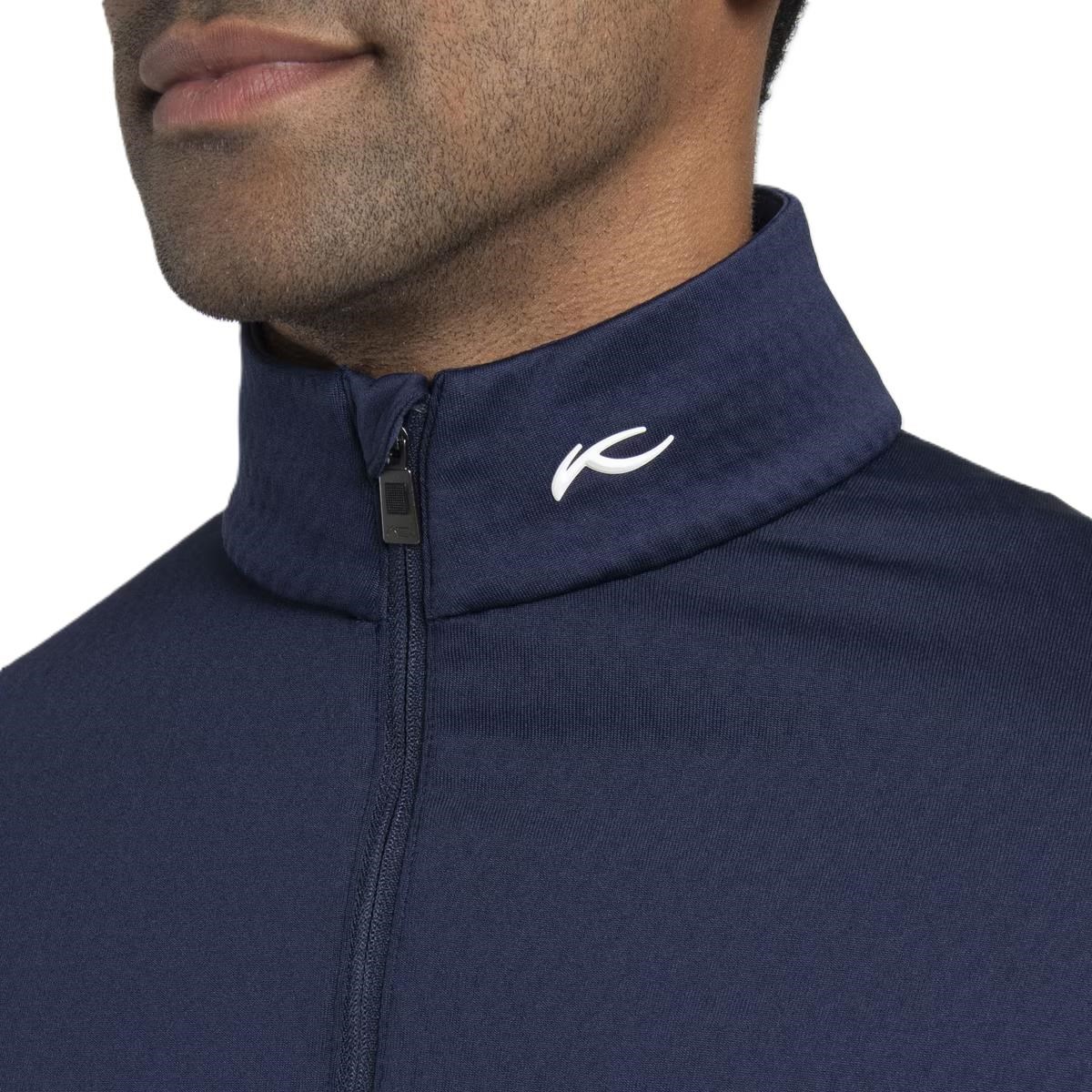 KJUS Hydraulic Midlayer Half-Zip męska bluza, atlanta blue