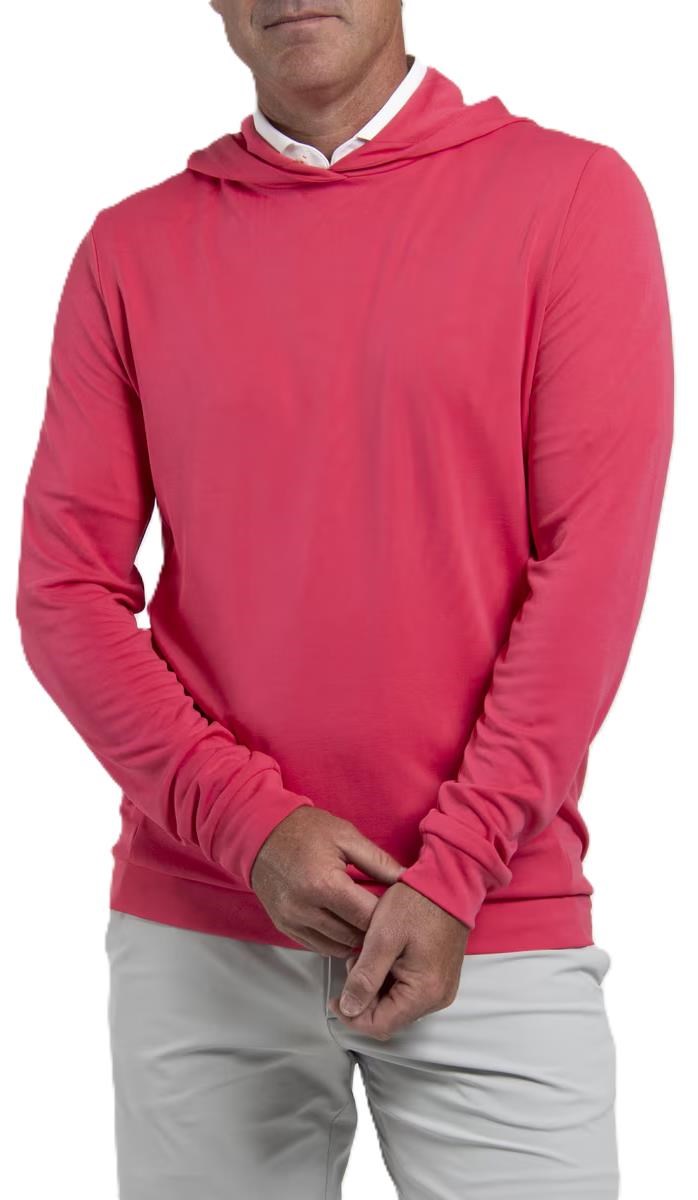 KJUS Kallen Hooded Midlayer męska bluza, rhubarb