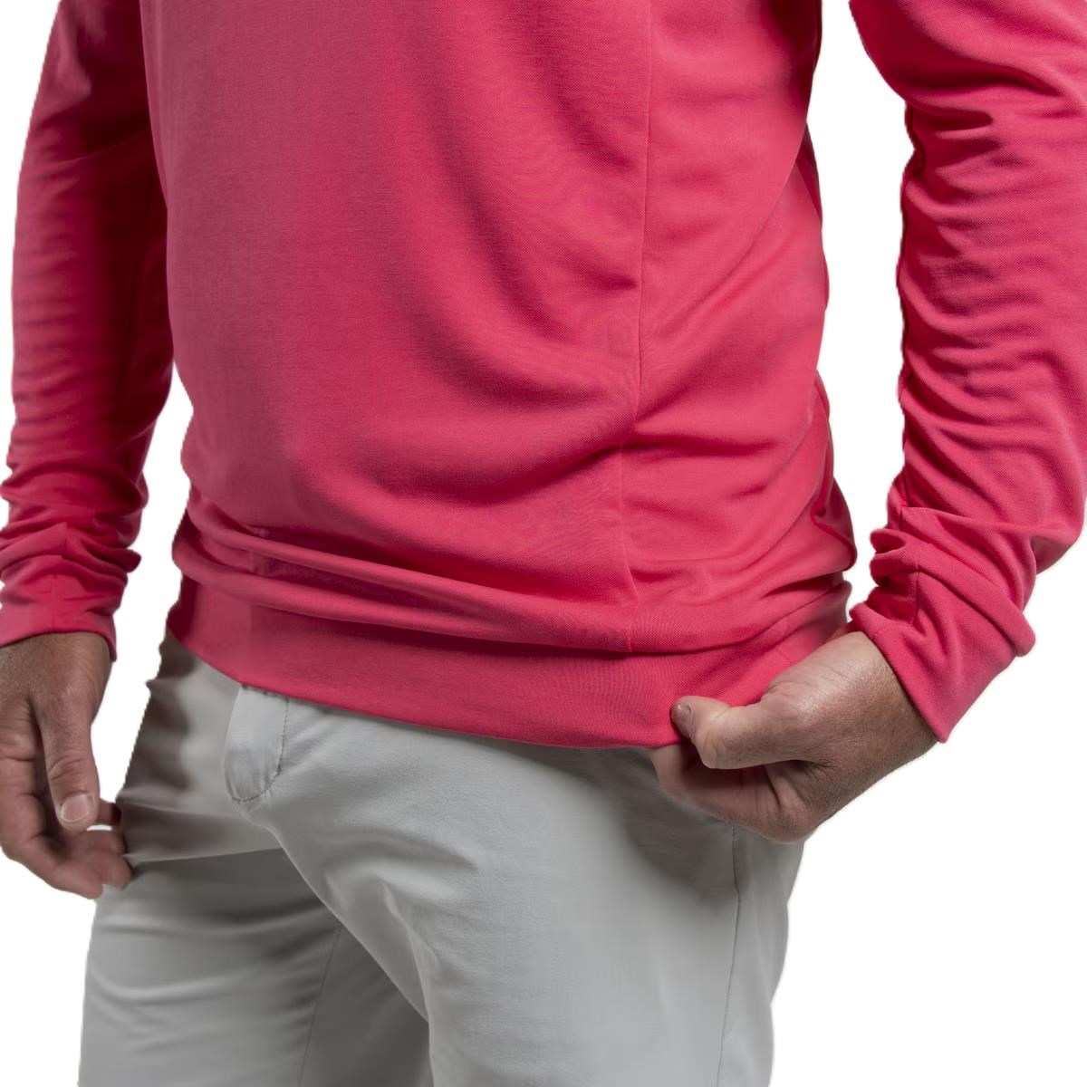 KJUS Kallen Hooded Midlayer męska bluza, rhubarb