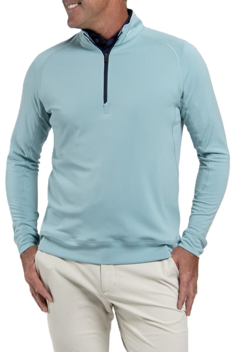 KJUS Keano Half-Zip męska bluza, riverbank/atlanta blue