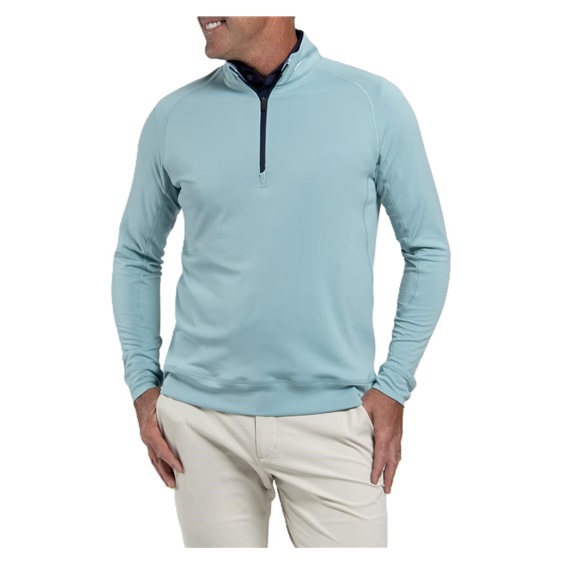 KJUS Keano Half-Zip męska bluza, riverbank/atlanta blue