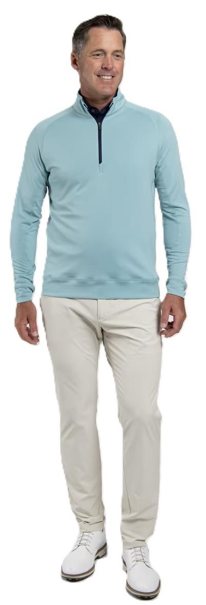 KJUS Keano Half-Zip męska bluza, riverbank/atlanta blue