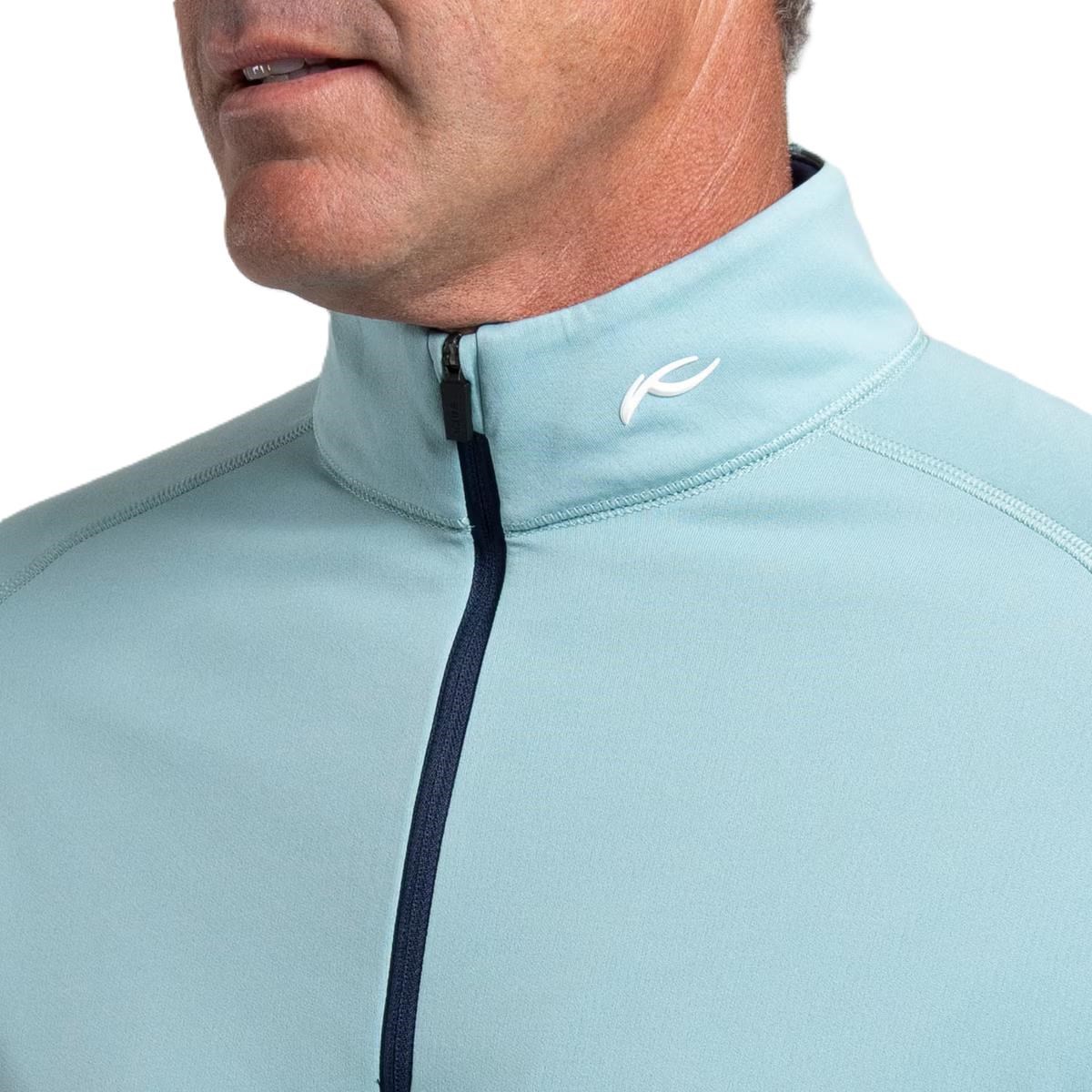 KJUS Keano Half-Zip męska bluza, riverbank/atlanta blue