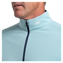KJUS Keano Half-Zip męska bluza, riverbank/atlanta blue
