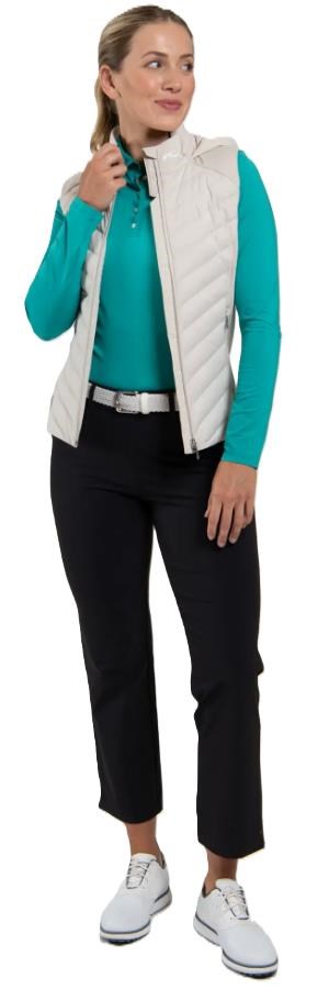 KJUS Sundance Hooded Gilet damska kamizelka, oyster