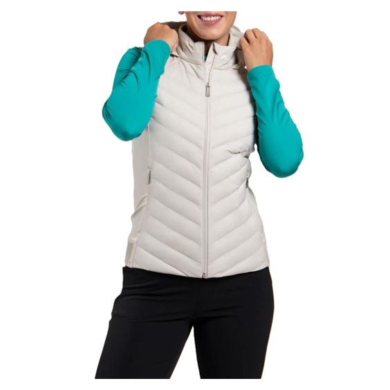 KJUS Sundance Hooded Gilet damska kamizelka, oyster