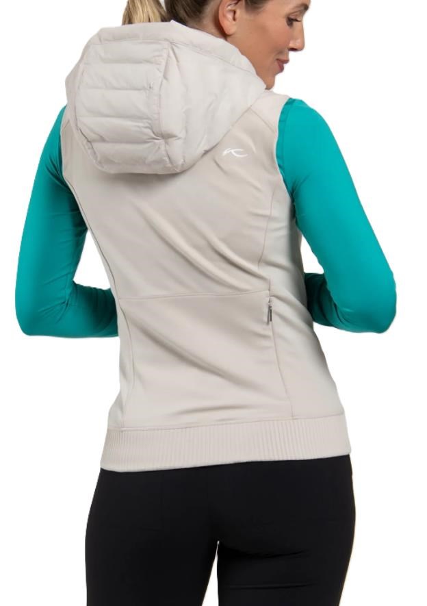 KJUS Sundance Hooded Gilet damska kamizelka, oyster