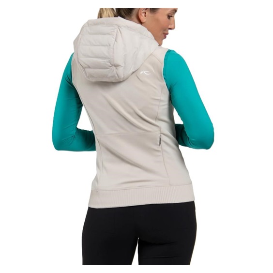 KJUS Sundance Hooded Gilet damska kamizelka, oyster