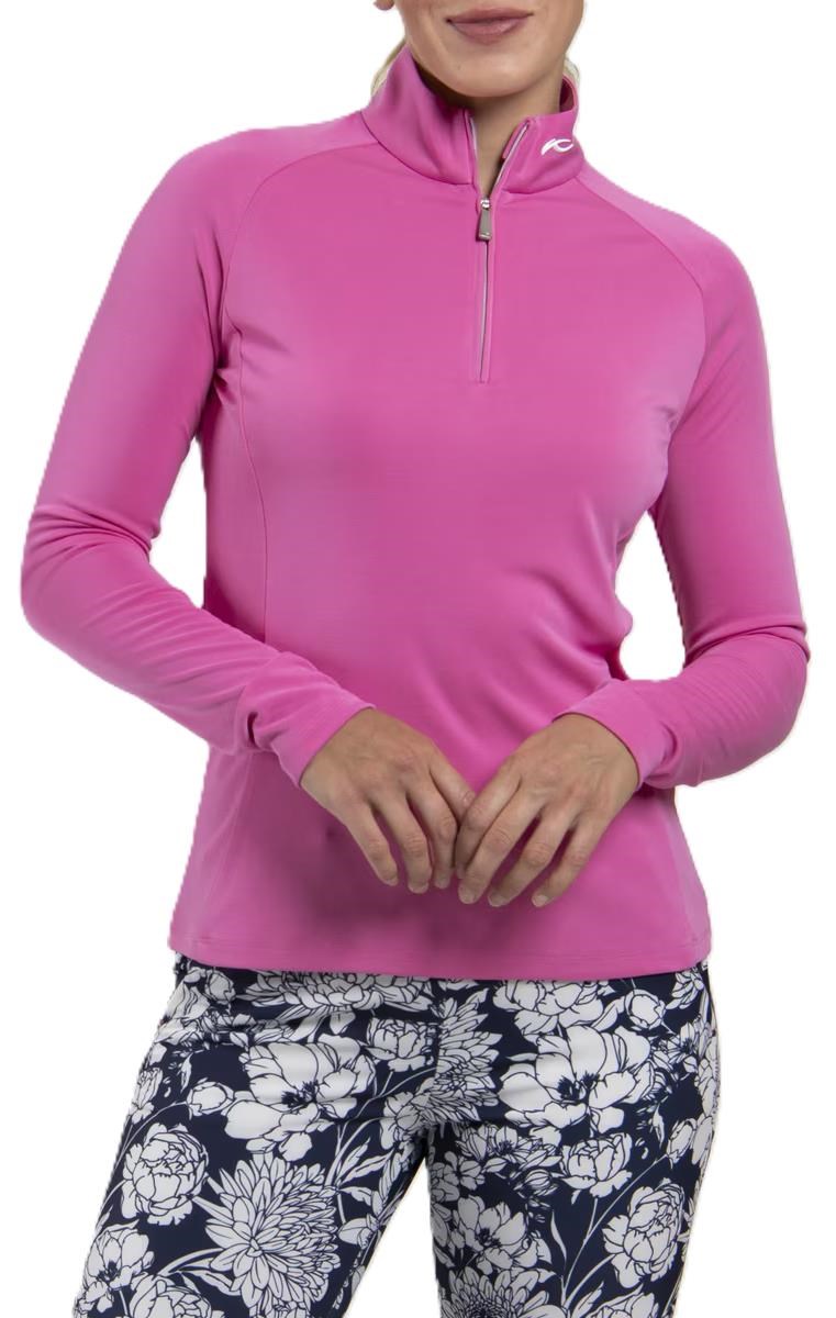 KJUS Kallena Half-Zip bluza damska, peony
