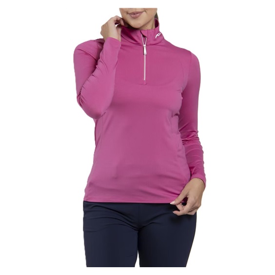 KJUS Collagen Midlayer Half-Zip bluza damska, peony