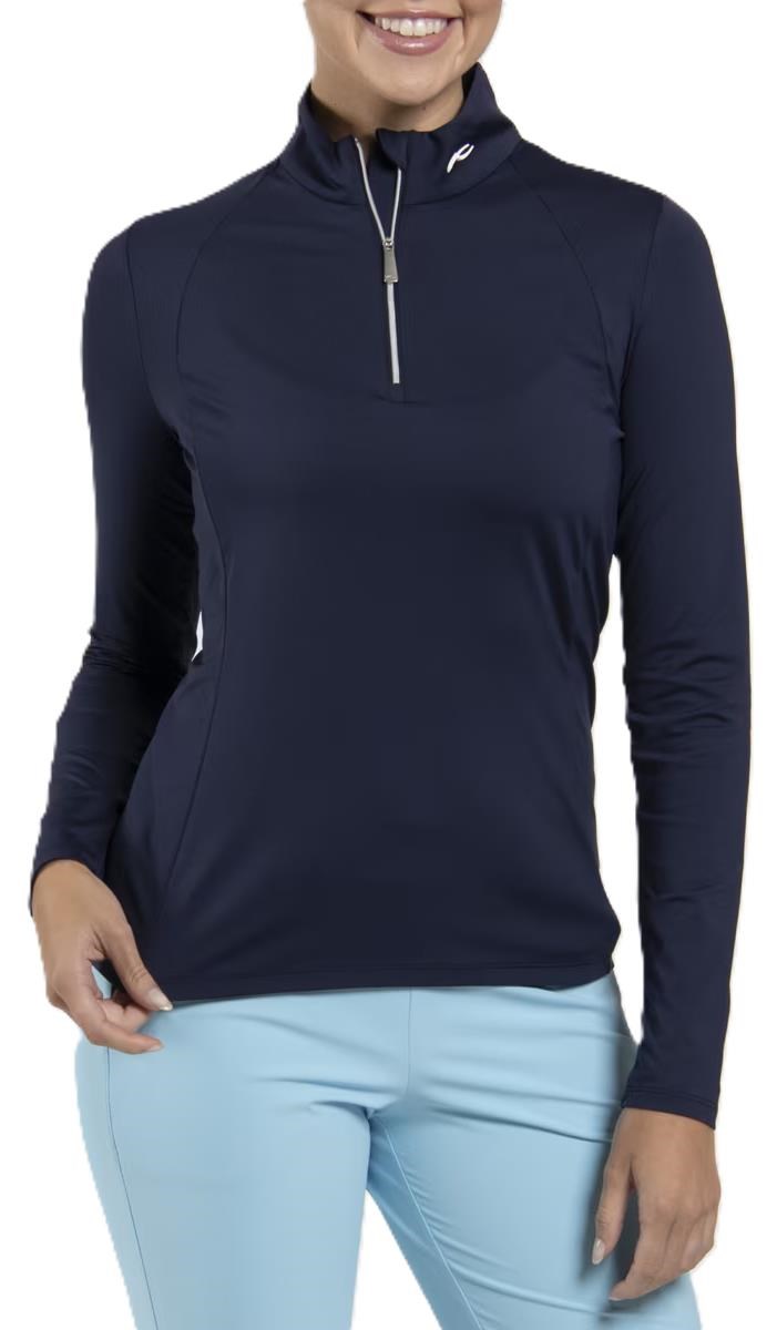 KJUS Collagen Midlayer Half-Zip bluza damska, atlanta blue