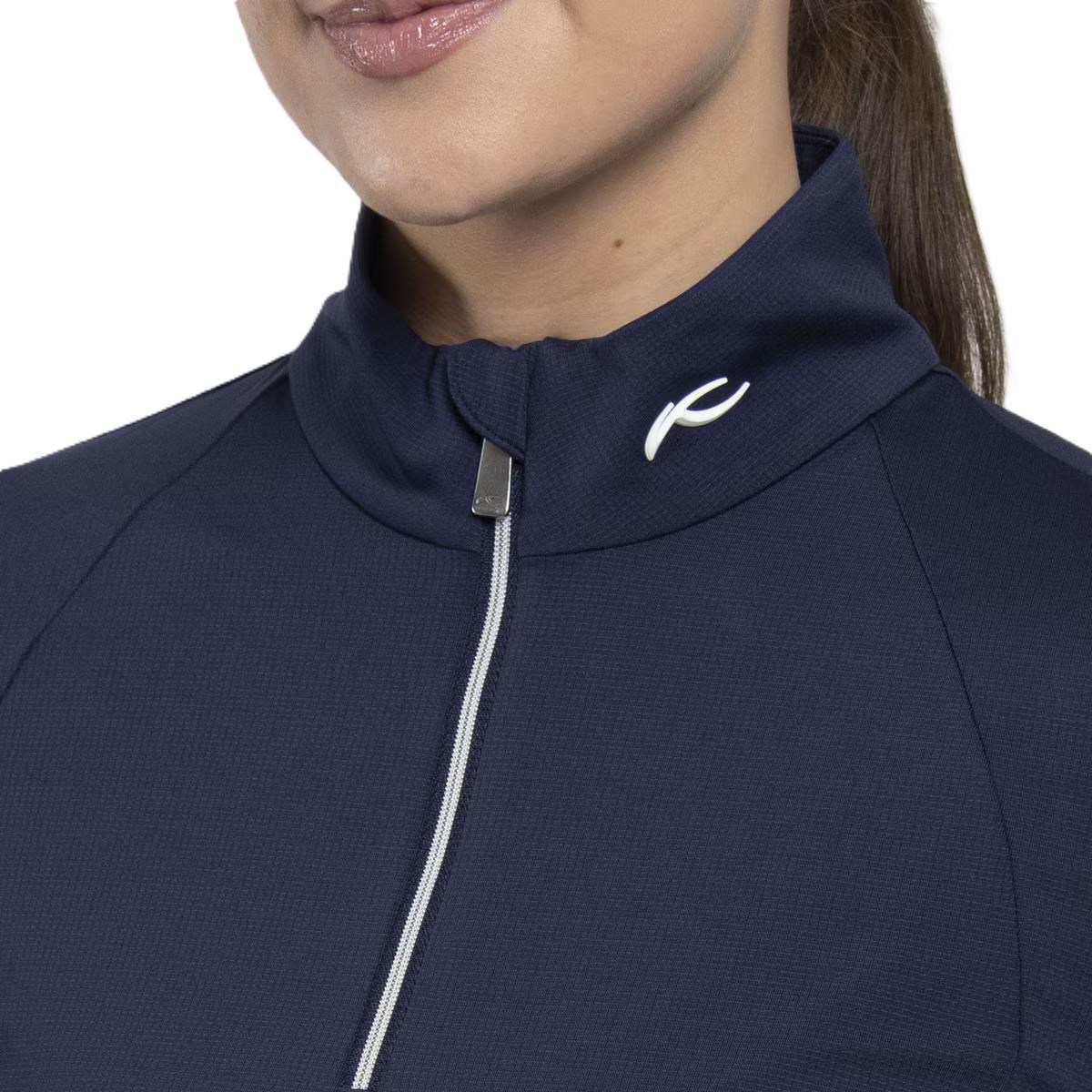 KJUS Collagen Midlayer Half-Zip bluza damska, atlanta blue