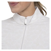 KJUS Sunshine Printed Half-Zip bluza damska, oyster/white