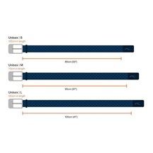 KJUS Classic Web Wide pasek unisex, biały