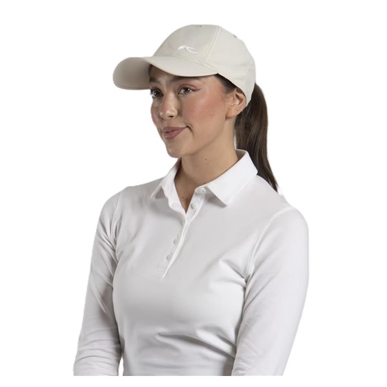 KJUS Women Dual Ponytail damska czapka z daszkiem, oyster
