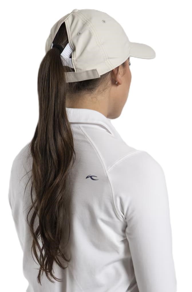 KJUS Women Dual Ponytail damska czapka z daszkiem, oyster