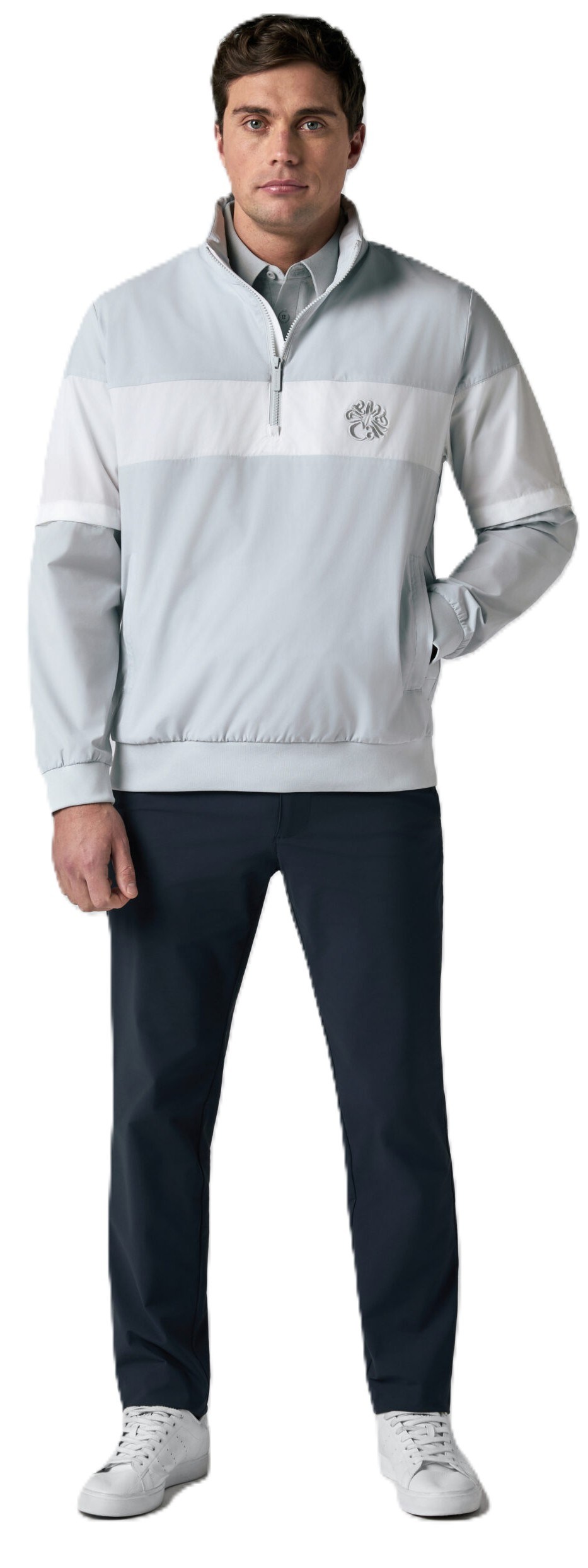 Callaway Modern Traveler Half Zip Convertible męska kurtka, gray dawn
